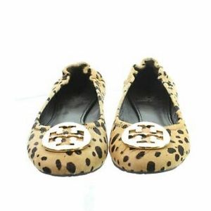 Tory Burch Animal Print CalfSkin Reva Ballet Flat